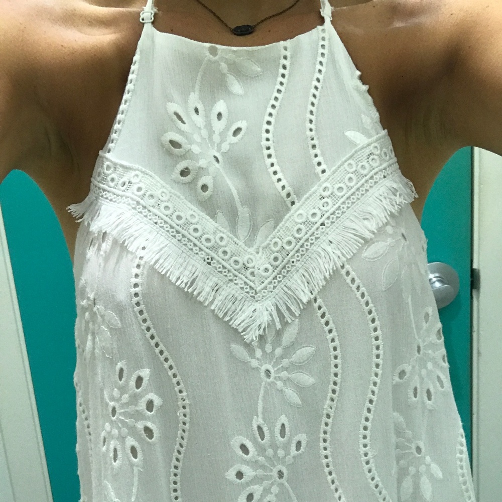 White Sun Dress View 2